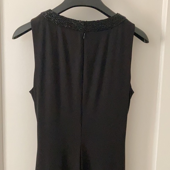 Ralph Lauren column gown with beaded neckline - Picture 9 of 11